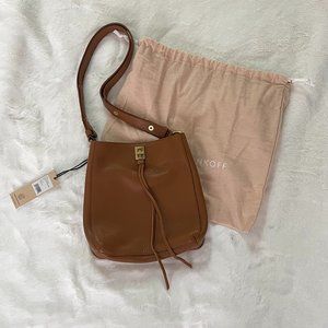 NWT Rebecca Minkoff Darren Shoulder Bag Small Carmello, New With Tags, Tan Purse
